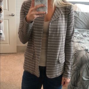 Anthropologie Striped Blazer